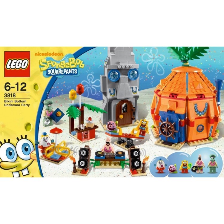 Lego Sünger Bob 3818 Bikini Altında Su Altı Partisi