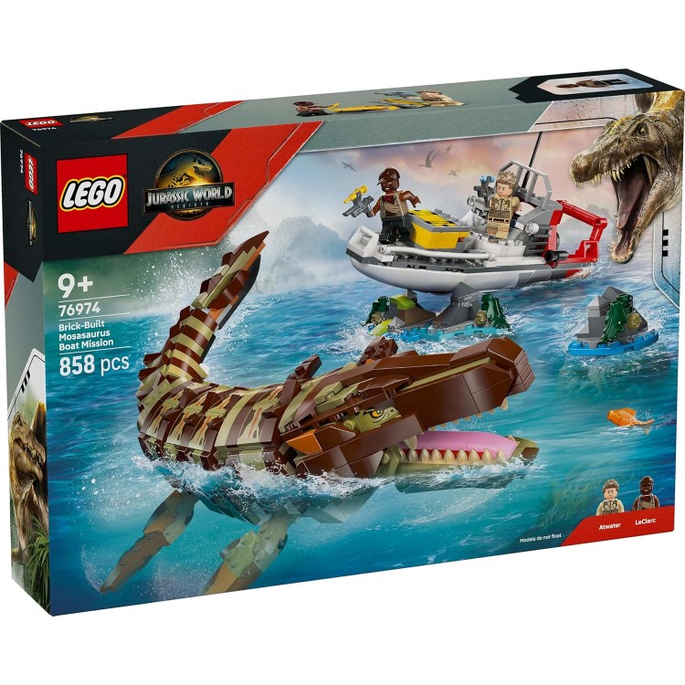 LEGO 76974 Jurassic World Mosasaurus Tekne Görevi