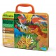 Dinozorlar Mıknatıslı Oyun Seti Magnetler Metal Kutulu