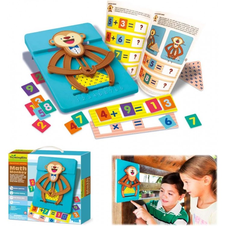 Eylenceli Pratik S.T.E.M Matematik Öğretme Seti Maymun Matematik Öğretiyor Stem Seti