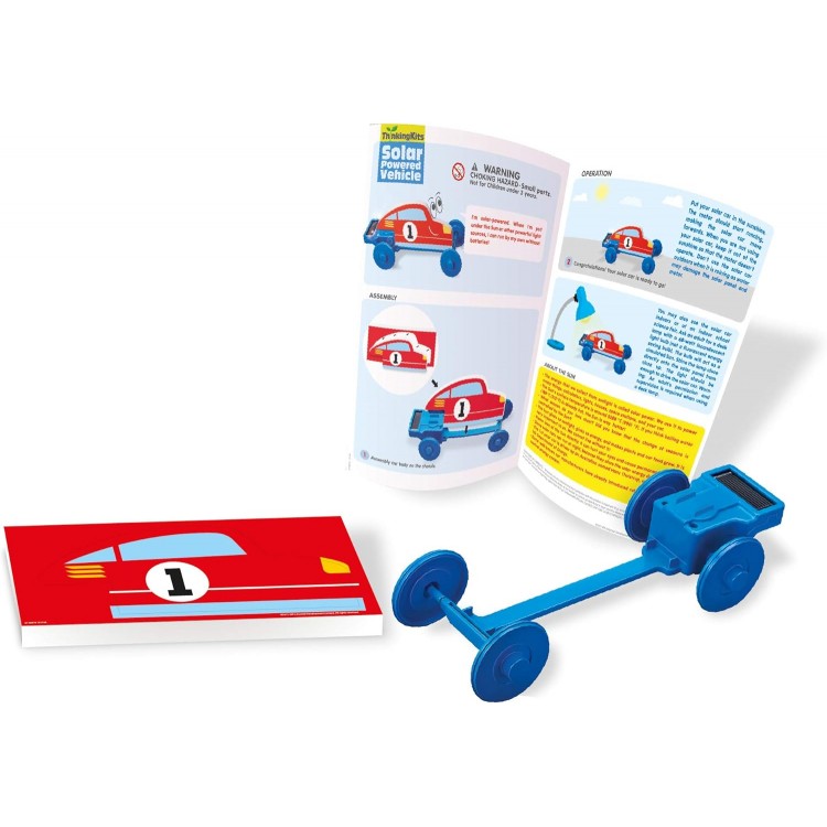 Güneş Enerjili Solar Araba Eğitici Yapım Seti
