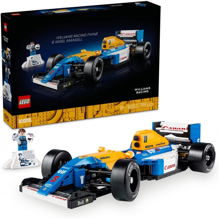 LEGO 10353 Icons Williams Racing FW14B ve Nigel Mansell 