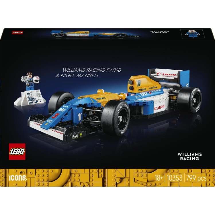 LEGO 10353 Icons Williams Racing FW14B ve Nigel Mansell 