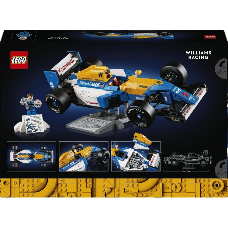 LEGO 10353 Icons Williams Racing FW14B ve Nigel Mansell 