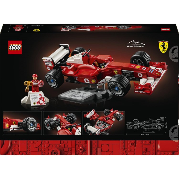 LEGO 11375 Icons Ferrari F2004 ve Michael Schumacher 