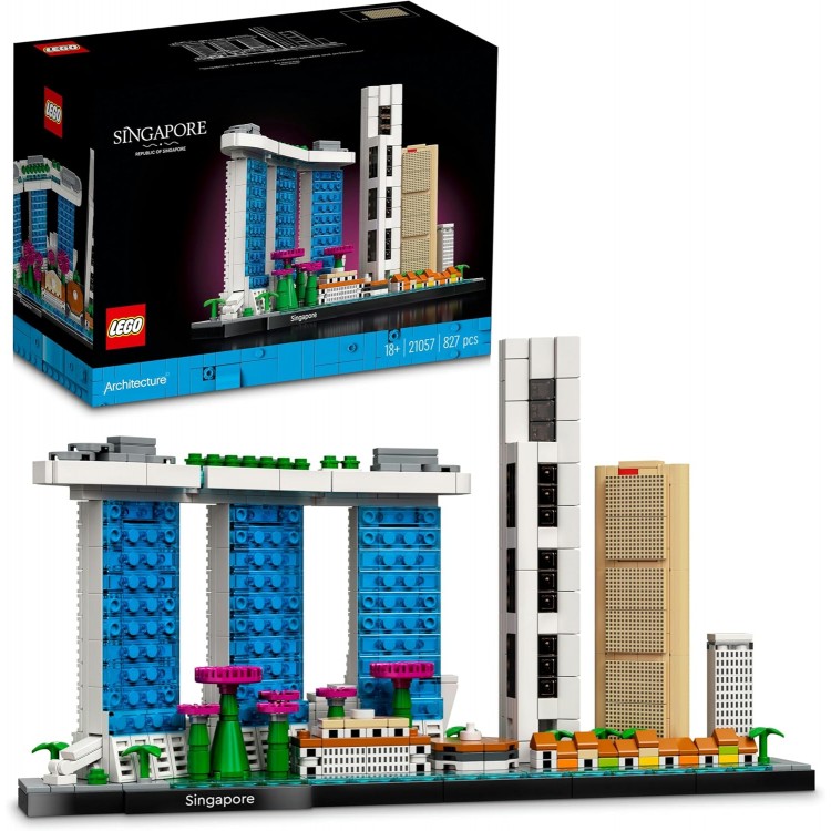 LEGO 21057 Architecture Şehir Yapıları Koleksiyonu: Singapur