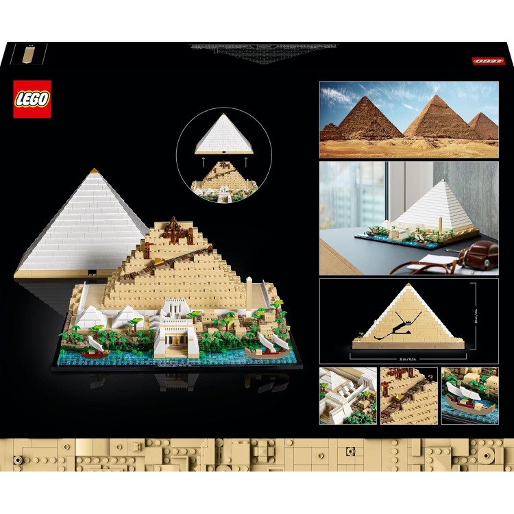 LEGO 21058 Architecture Mimari Simgeler Koleksiyonu: Keops Piramidi