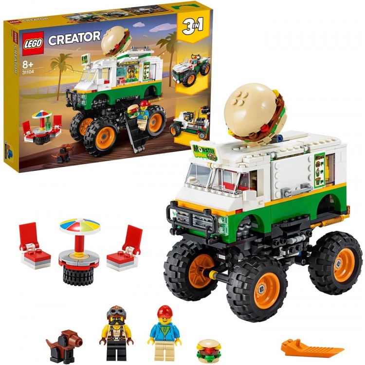 LEGO 31104 Creator Canavar Hamburger Kamyonu