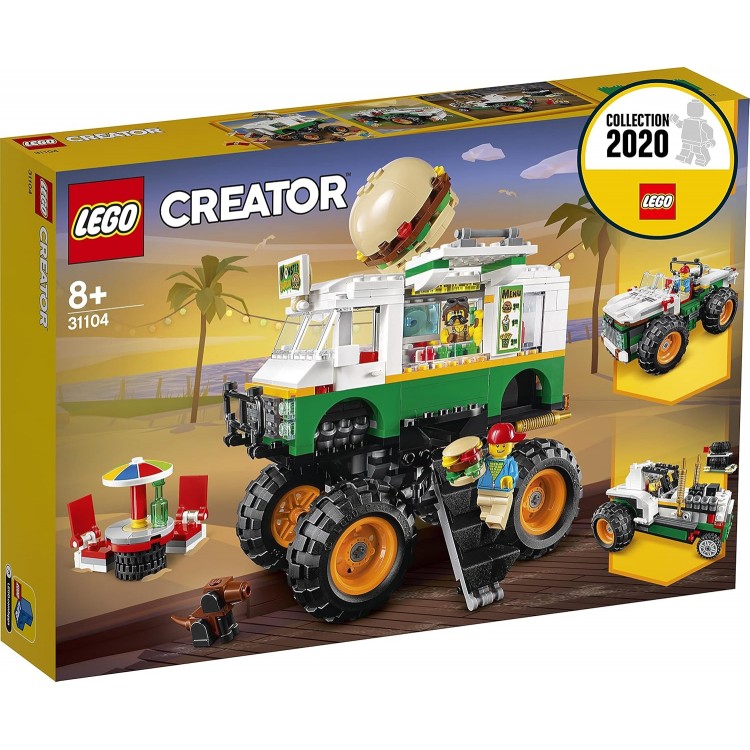 LEGO 31104 Creator Canavar Hamburger Kamyonu