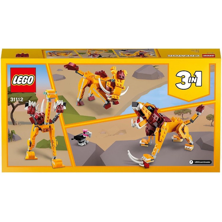 LEGO 31112 Creator Serisi Vahşi Aslan