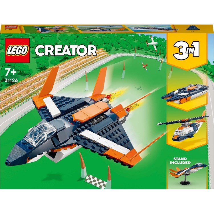 LEGO 31126 Creator 3’ü 1 Arada Süpersonik Jet 