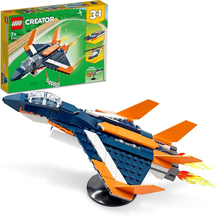 LEGO 31126 Creator 3’ü 1 Arada Süpersonik Jet 