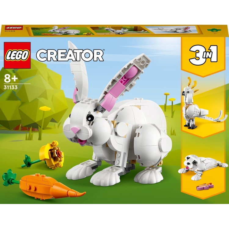 LEGO 31133 Creator 3’ü 1 Arada Beyaz Tavşan 