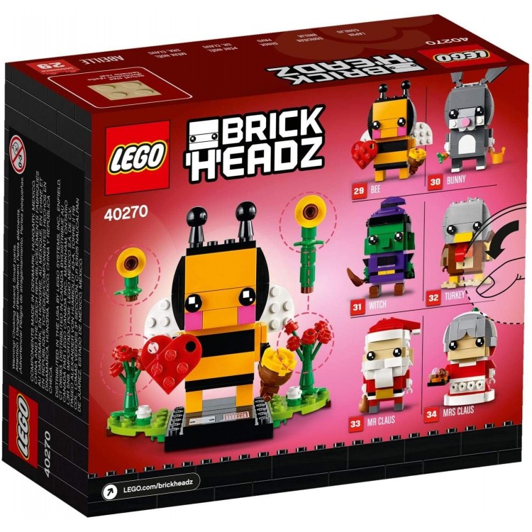 LEGO 40270 BrickHeadz Sevgililer Günü Arısı LEGO 40270 BrickHeadz Sevgililer Günü Arısı