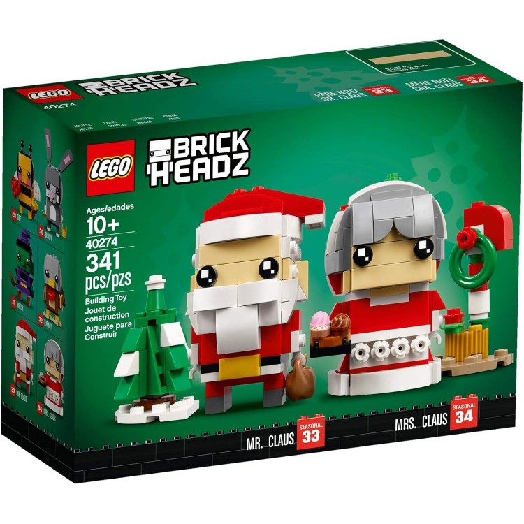 LEGO 40274 BrickHeadz Mr. & Mrs. Claus