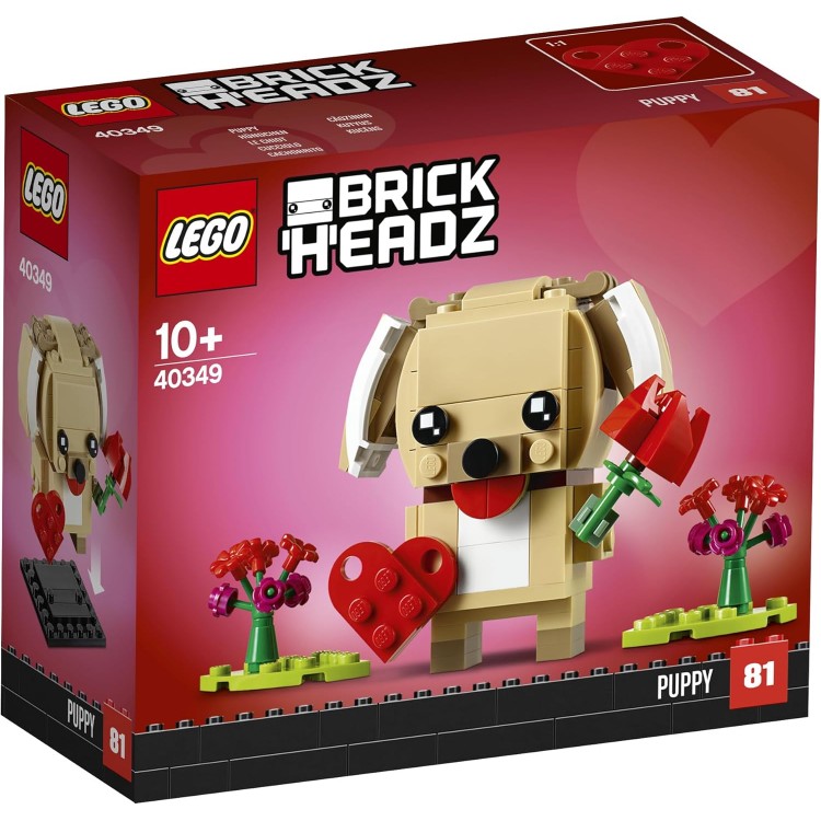 LEGO 40349 Brickheadz Valentine's Puppy
