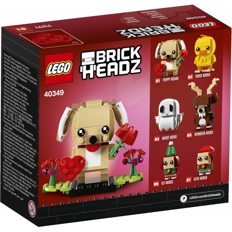LEGO 40349 Brickheadz Valentine's Puppy LEGO 40349 Brickheadz Valentine's Puppy