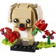 LEGO 40349 Brickheadz Valentine's Puppy