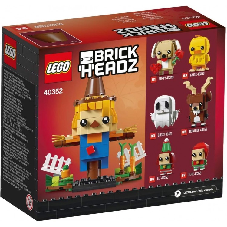 LEGO 40352 Brickheadz Thanksgiving Scarecrow Korkuluk LEGO 40352 Brickheadz Thanksgiving Scarecrow Korkuluk