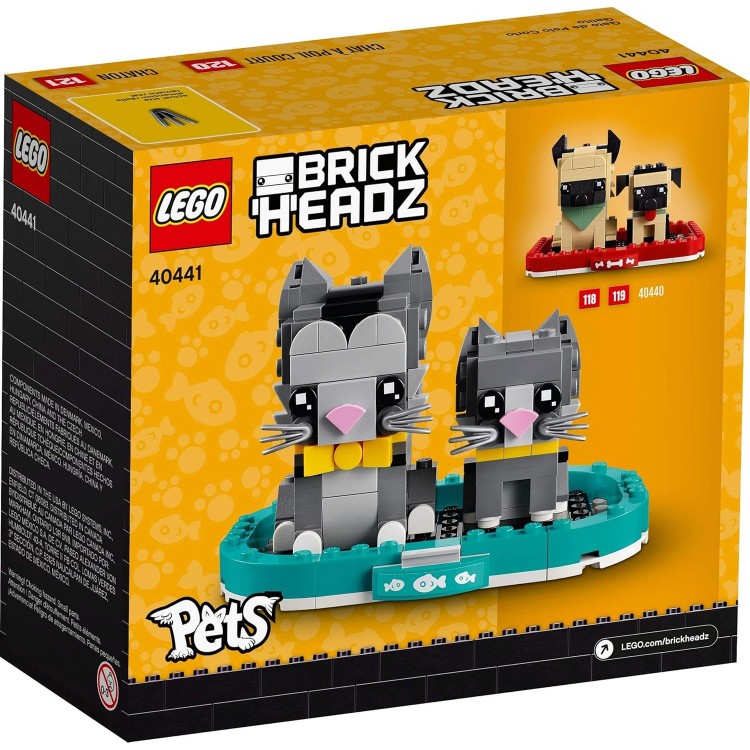 LEGO 40441 Brickheadz Shorthair Cats