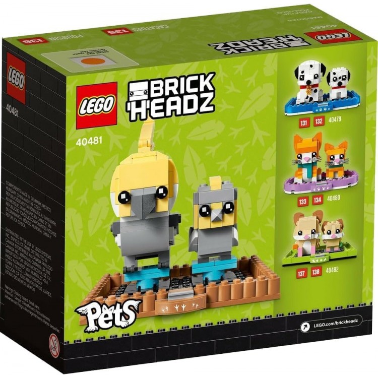 Lego 40481 Brickheadz Cockatiel Kuş Seti 