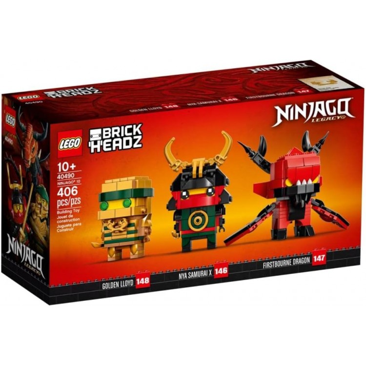 Lego 40490 Brickheadz Ninjago 10. Yıldönümü