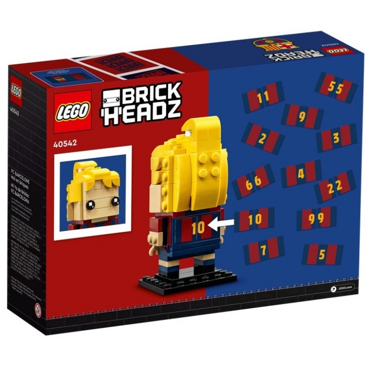 LEGO 40542 Brickheadz FC Barcelona Kendini Figüre Dönüştür