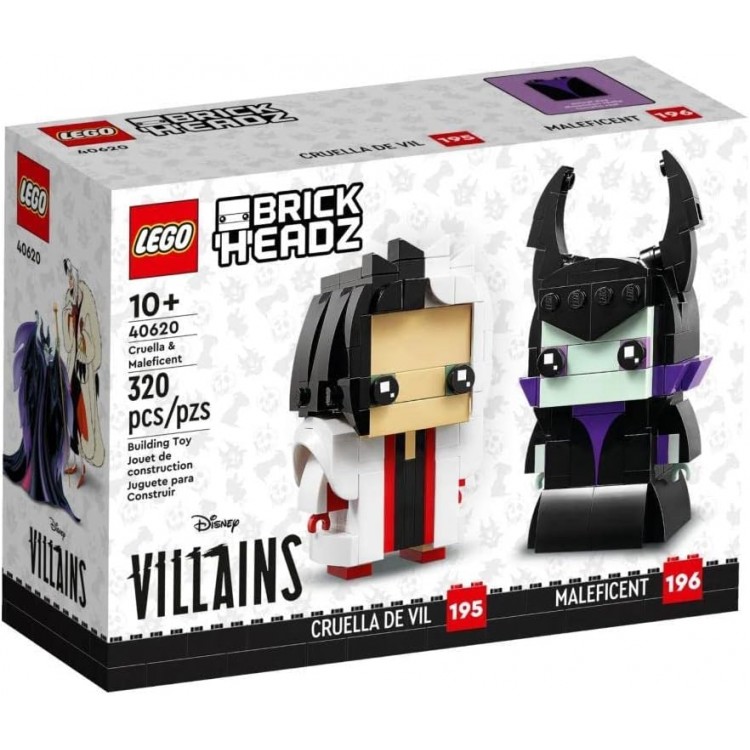 Lego 40620 Brickheadz Cruella ve Maleficent 