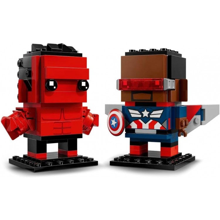 LEGO 40668 BrickHeadz Captain America and Red Hulk