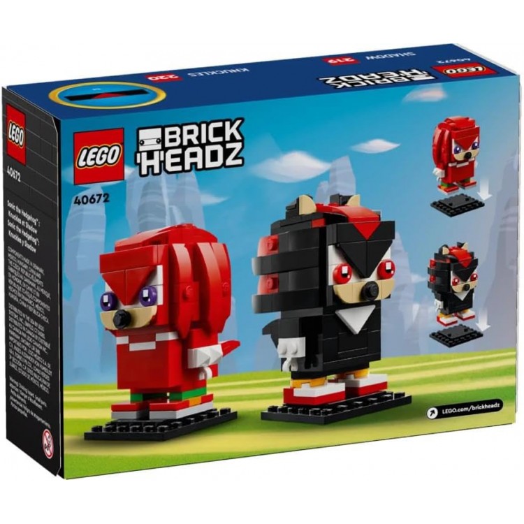 LEGO 40672 BrickHeadz Knuckles and Shadow