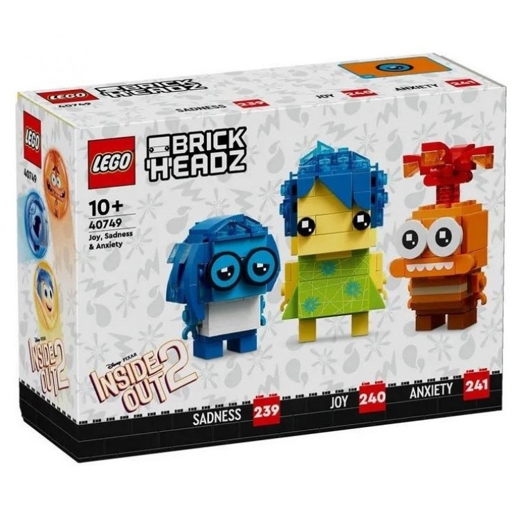 LEGO 40749 Brickheadz Joy, Sadness And Anxiety