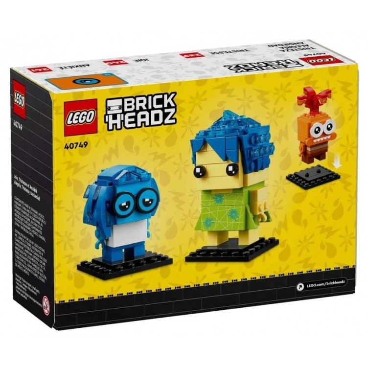 LEGO 40749 Brickheadz Joy, Sadness And Anxiety