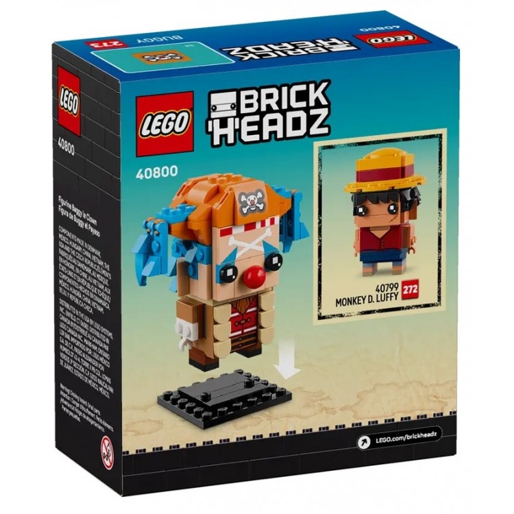 LEGO 40800 Brick Headz One Piece Buggy The Clown