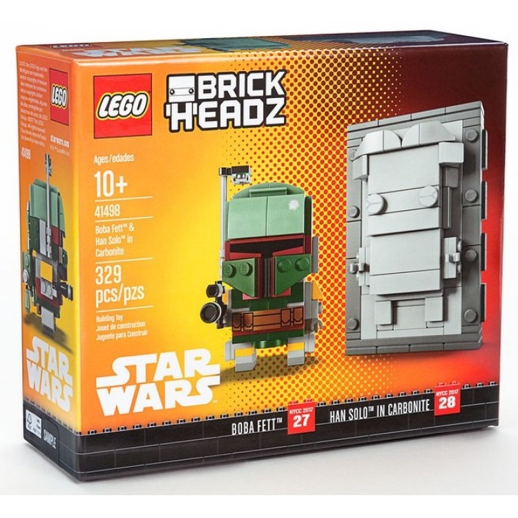 LEGO 41498 Brickheadz Boba Fett & Han Solo in Carbonite - New York Comic-Con 2017 Exclusive