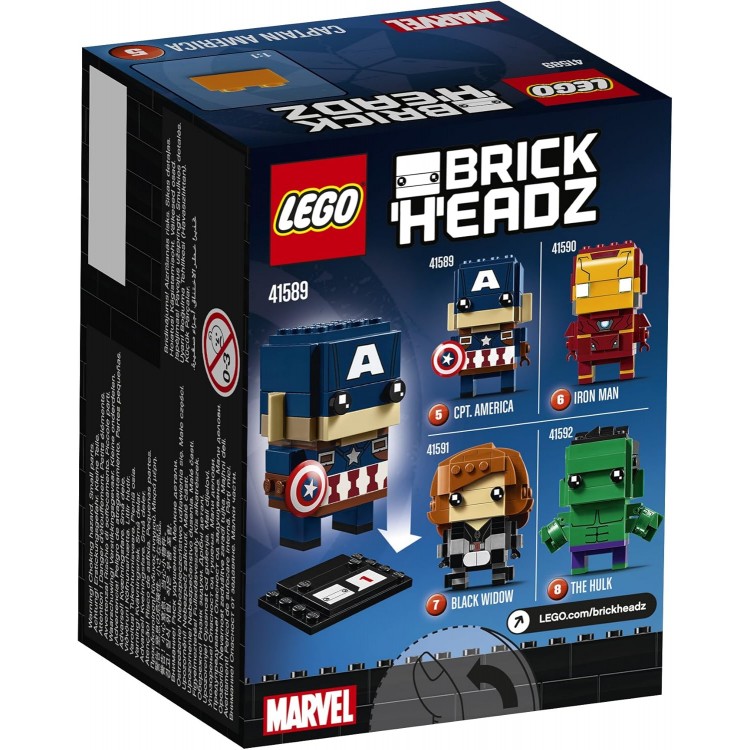 LEGO 41589 BrickHeadz Marvel Super Heroes Captain America