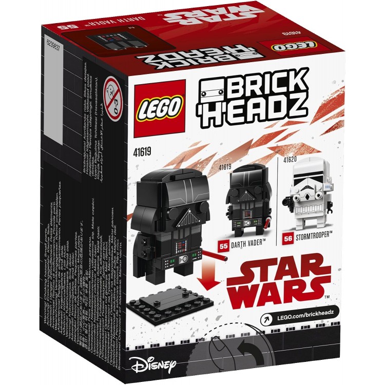 Lego 41619 BrickHeadz Star Wars Darth Vader Lego 41619 BrickHeadz Star Wars Darth Vader