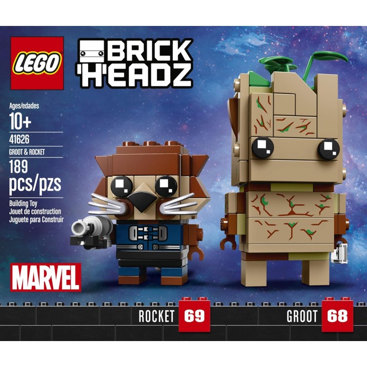 Lego 41626 Brickheadz Groot & Rocket Lego 41626 Brickheadz Groot & Rocket