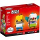 LEGO 41632 Brickheadz  Homer Simpson and Krusty the Clown Brick Headz