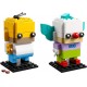 LEGO 41632 Brickheadz  Homer Simpson and Krusty the Clown Brick Headz