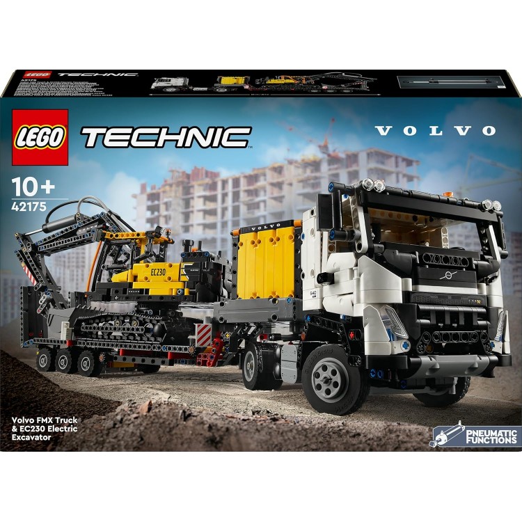 LEGO 42175 Technic Volvo FMX Kamyon ve EC230 Elektrikli Ekskavatör 