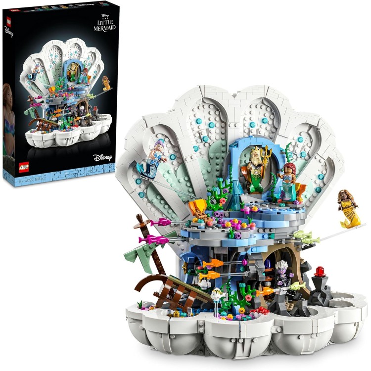 LEGO 43225 Disney Küçük Deniz Kızı Kraliyet İstiridyesi
