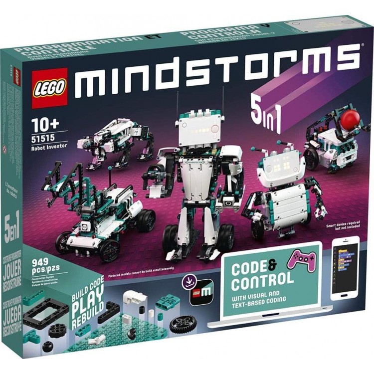 LEGO 51515 Mindstorms Robot Mucidi Çocuklara Yönelik Uzaktan Kumandalı Robotlar içeren Stem Robotik Seti