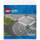 LEGO 60237 City Viraj Ve Dört Yol Yapım Kiti (2 Parça)