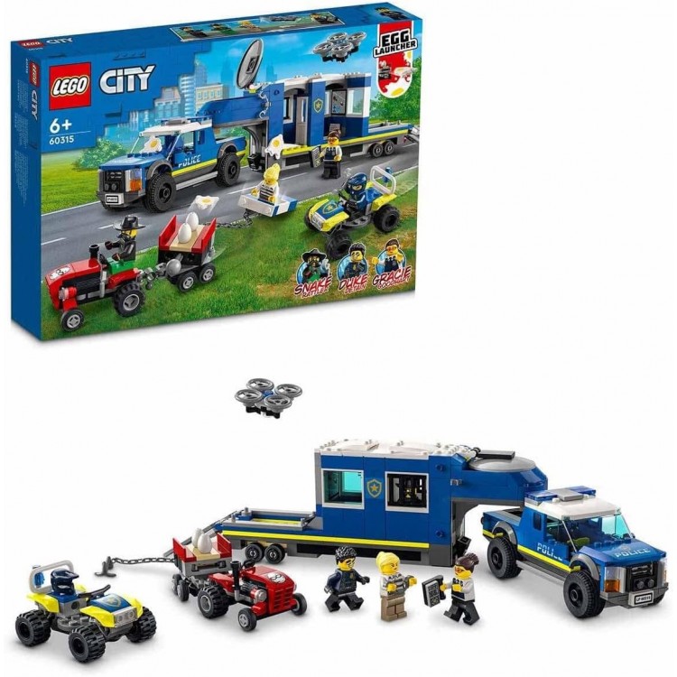 LEGO 60315 City Polis Mobil Komuta Kamyonu LEGO 60315 City Polis Mobil Komuta Kamyonu