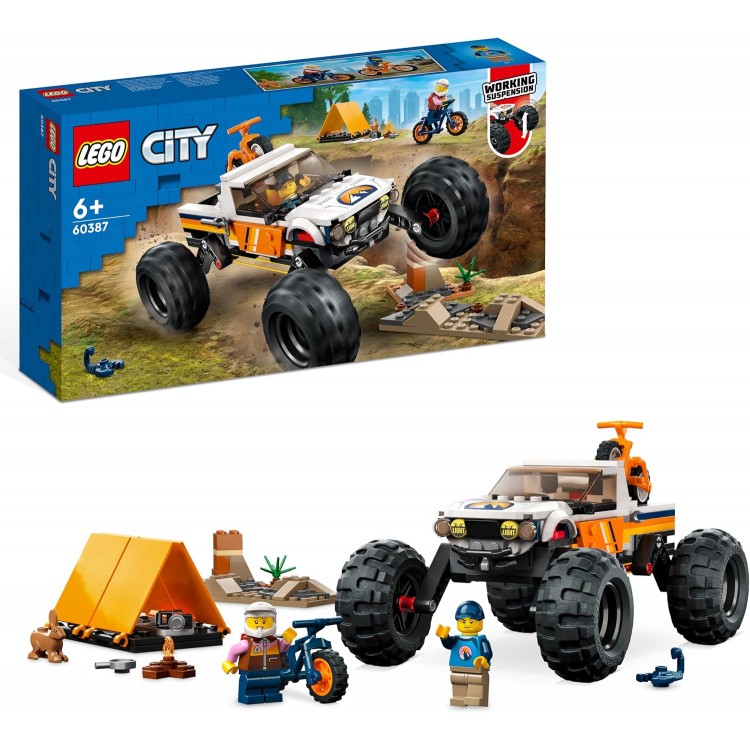 LEGO 60387 City 4x4 Arazi Aracı Maceraları 