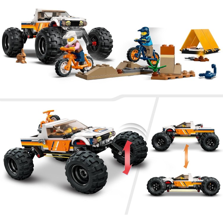 LEGO 60387 City 4x4 Arazi Aracı Maceraları 
