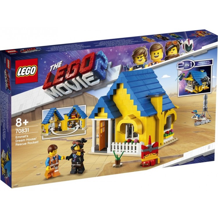 LEGO 70831 Emmet'in Rüya Evi/Kurtarma Roketi