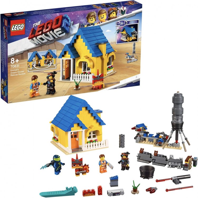 LEGO 70831 Emmet'in Rüya Evi/Kurtarma Roketi