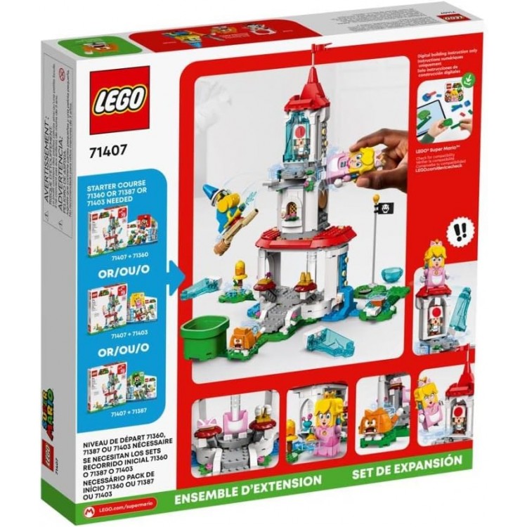 LEGO 71407 Super Mario Cat Peach Kostümü ve Donmuş Kule Ek Macera Seti 