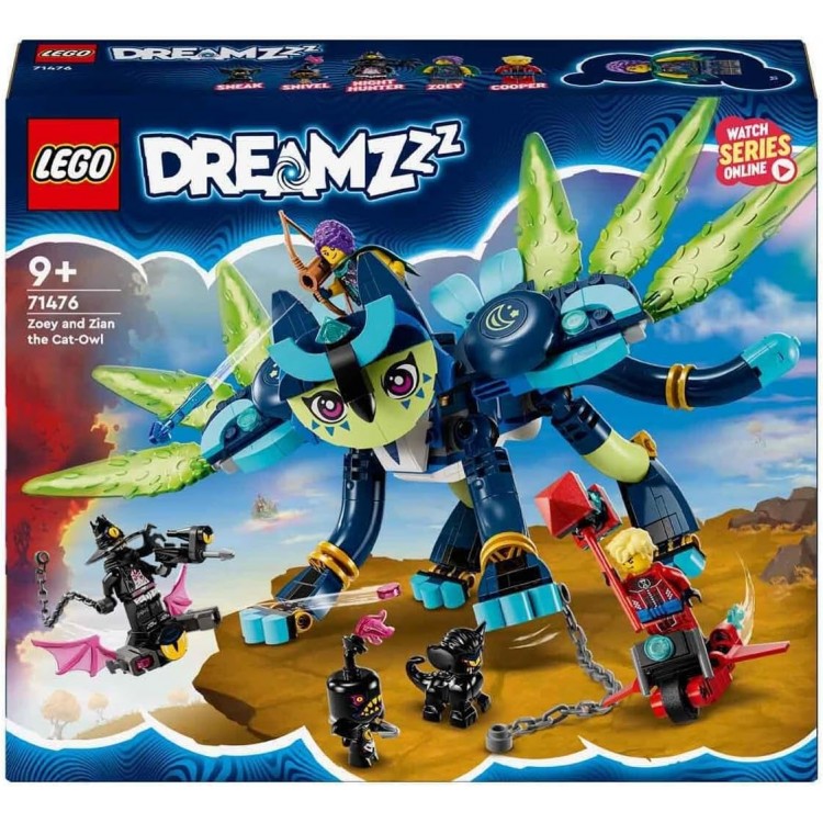 LEGO 71476 DREAMZzz Zoey ve Kedi-Baykuş Zian
